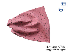 Load image into Gallery viewer, Tricot Scarf, Spots Pink