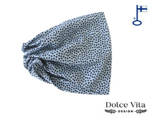 Load image into Gallery viewer, Tricot Scarf, Spots Blue