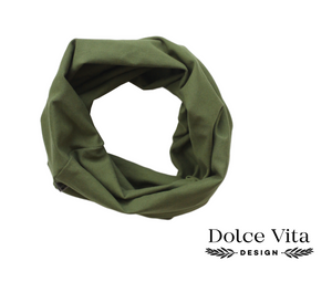 Tricot Scarf, Army Green