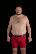 Load image into Gallery viewer, Björklund Boxers, Red Bamboo