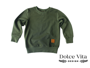 Sweatshirt, Army Green